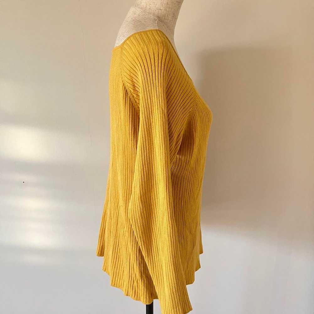 Excellent condition ★ a.v.v Yellow Blouse U-neck … - image 6