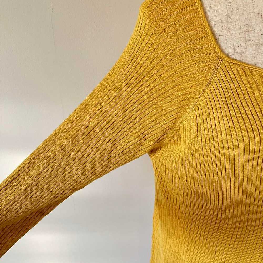 Excellent condition ★ a.v.v Yellow Blouse U-neck … - image 9