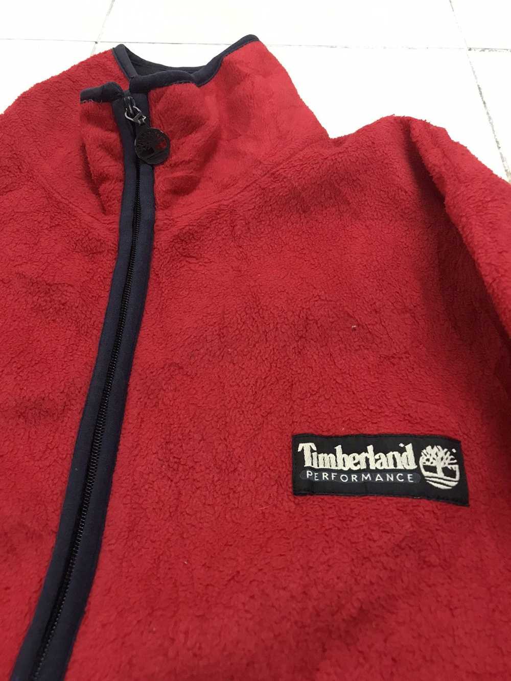 Vintage Timberland Performance Fleece Jacket Stre… - image 4