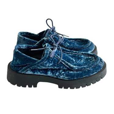 Free people convertible velvet leather oxford loa… - image 1