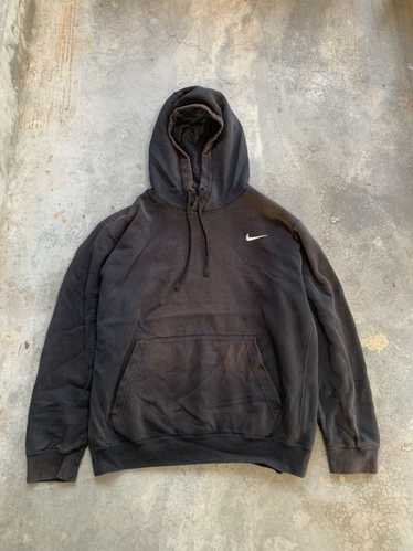 Vintage Thrashed Sun Faded Nike Swoosh Hoodie - image 1