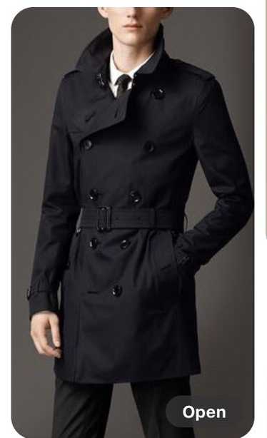 ZARA BLACK TRENCH COAT LONG JACKET - image 1