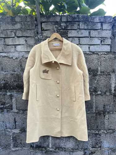 GIANNI MANIGLIA WOOL LONG COAT