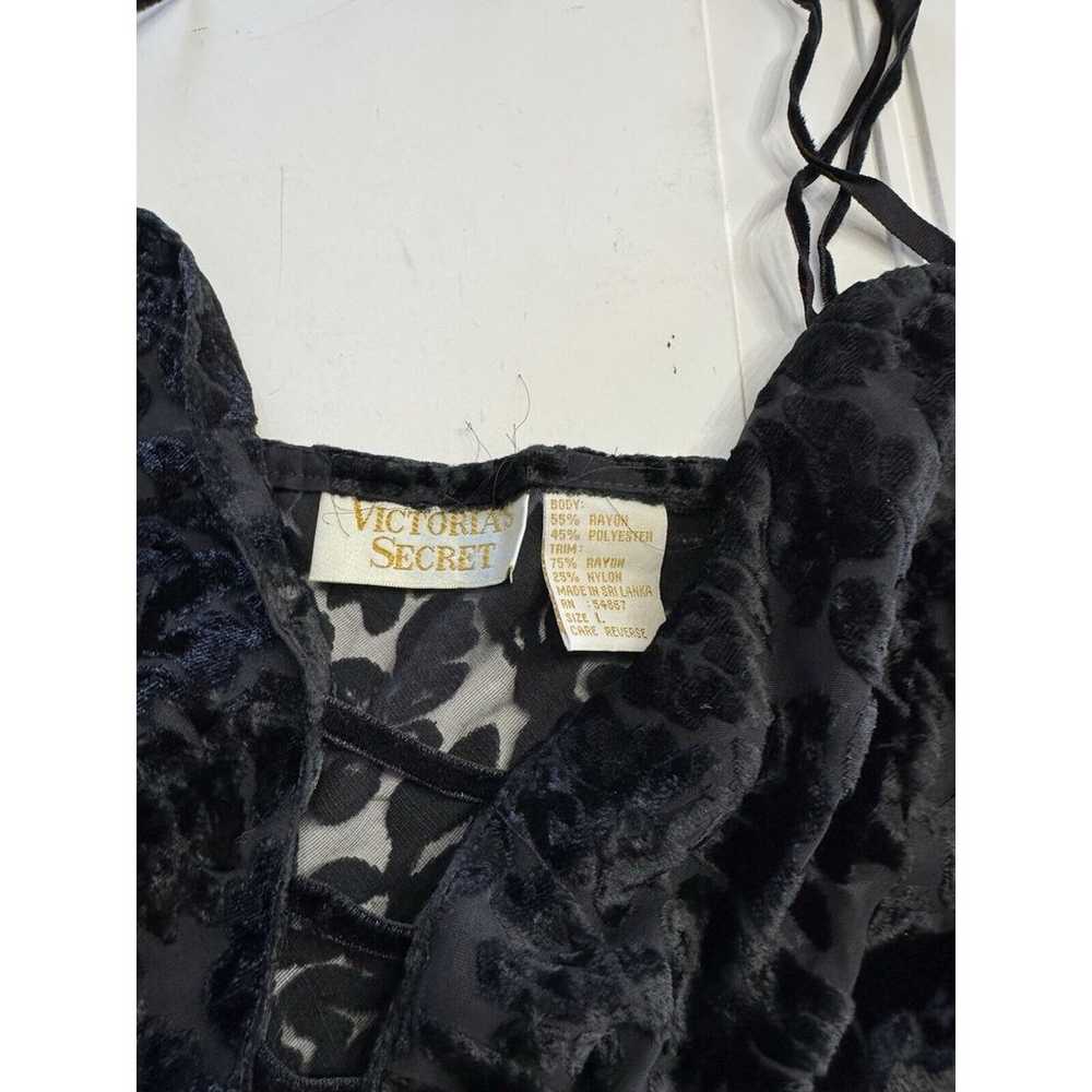 Victoria's Secret Gold Label Vintage Velvet Black… - image 3