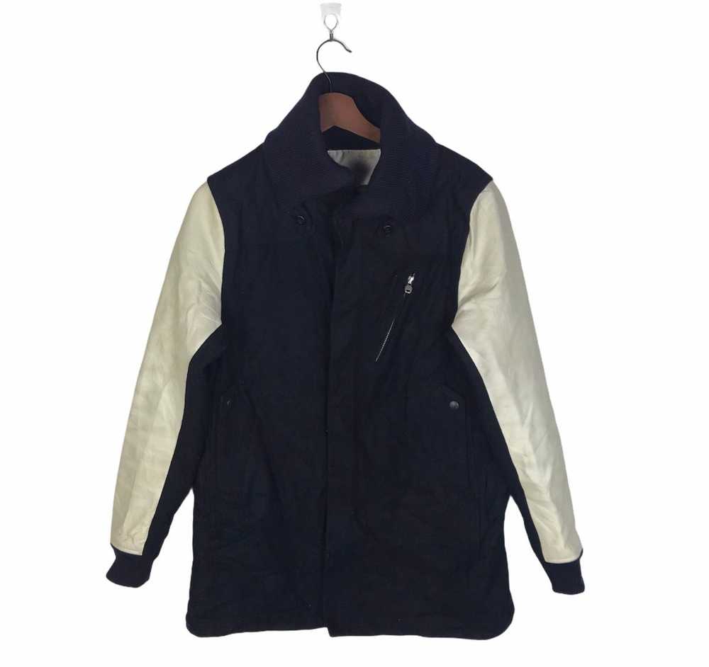 White Mountaineering Wool Leather Jacket - image 1