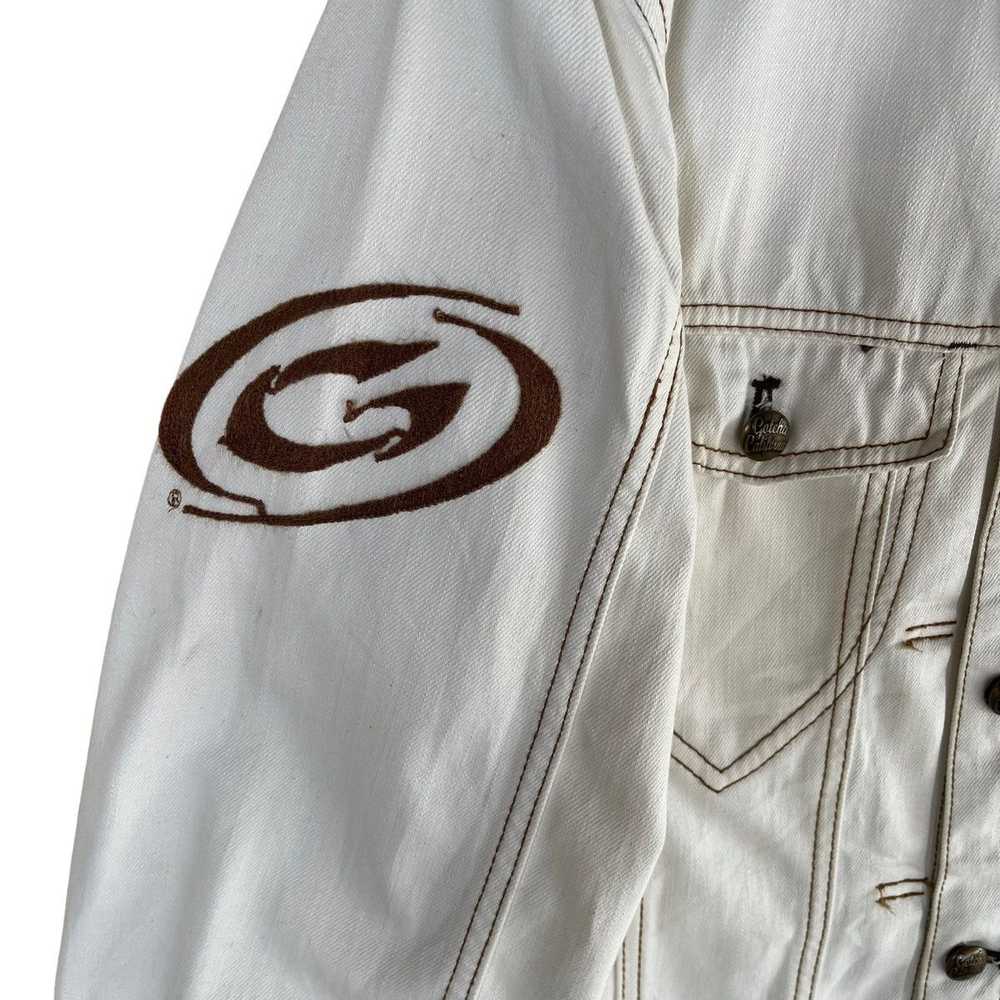 Vintage Gotcha Big Logo Embroidered Denim Jacket - image 4