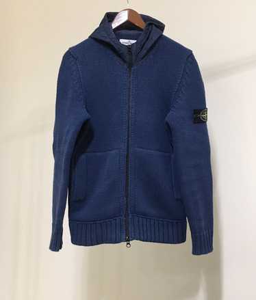 Stone Island Hooded cardigan in lambswool - image 1