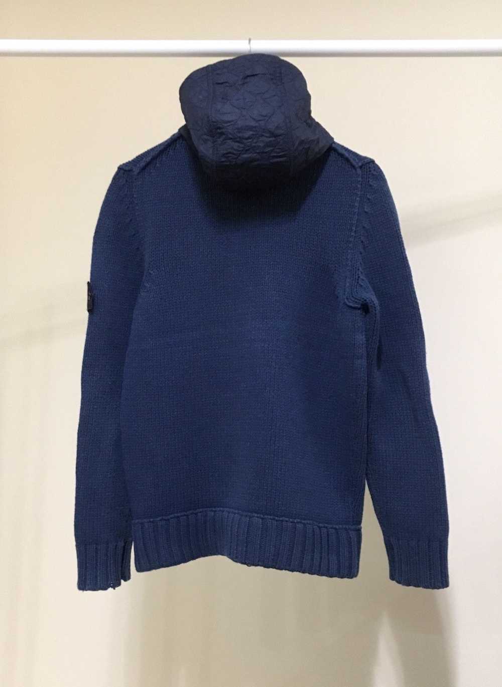 Stone Island Hooded cardigan in lambswool - image 2