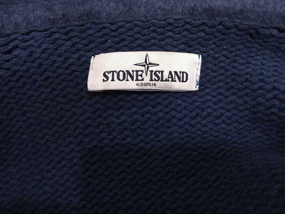 Stone Island Hooded cardigan in lambswool - image 4