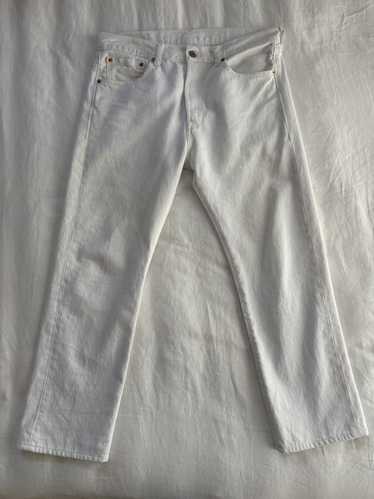 Levi's 501 white denim