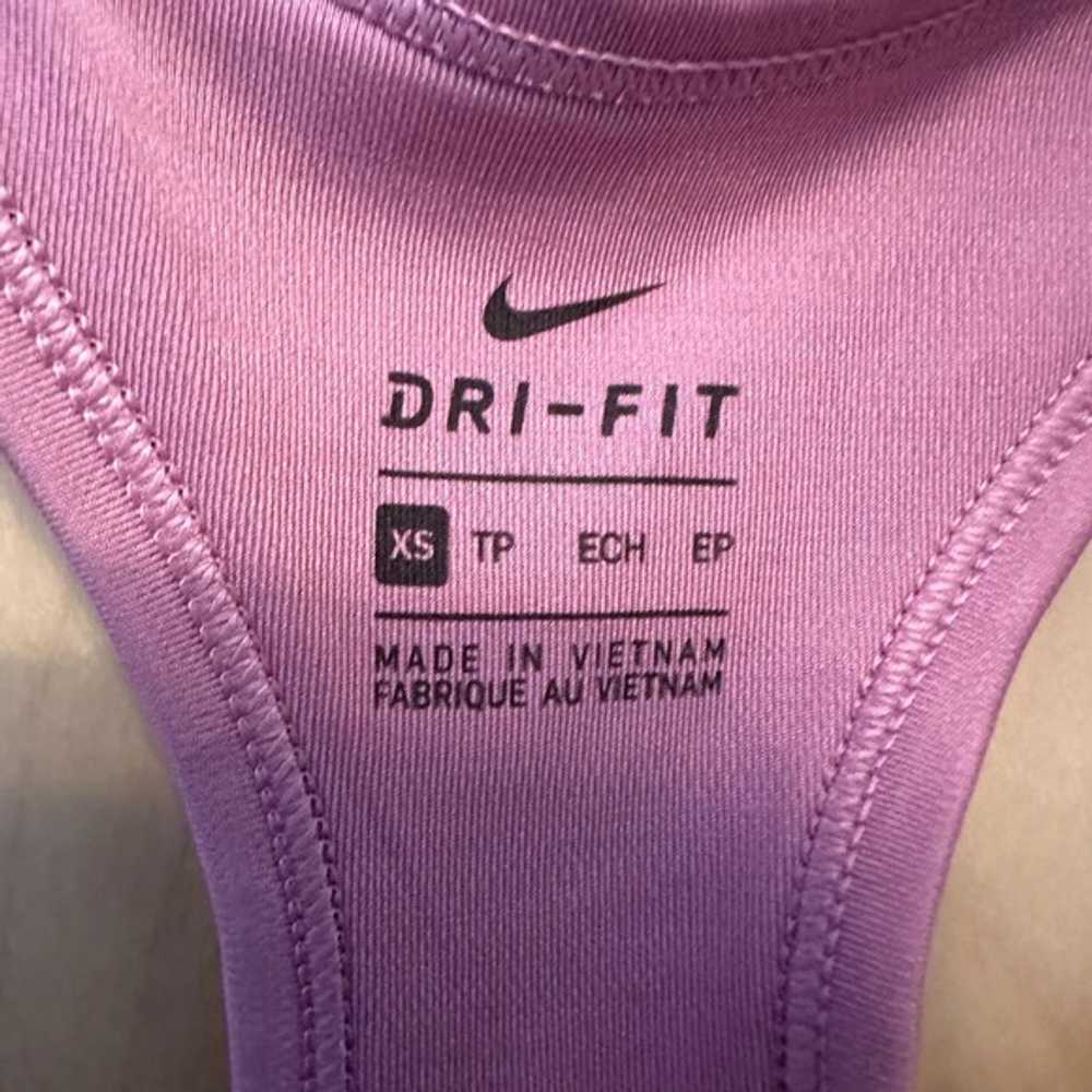 Nike Dri-FIT Sports Bra Swoosh Non-Padded Medium … - image 3