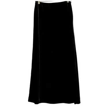 VTG Old Navy Velour A Line Midi Skirt Y2k Stretch… - image 1