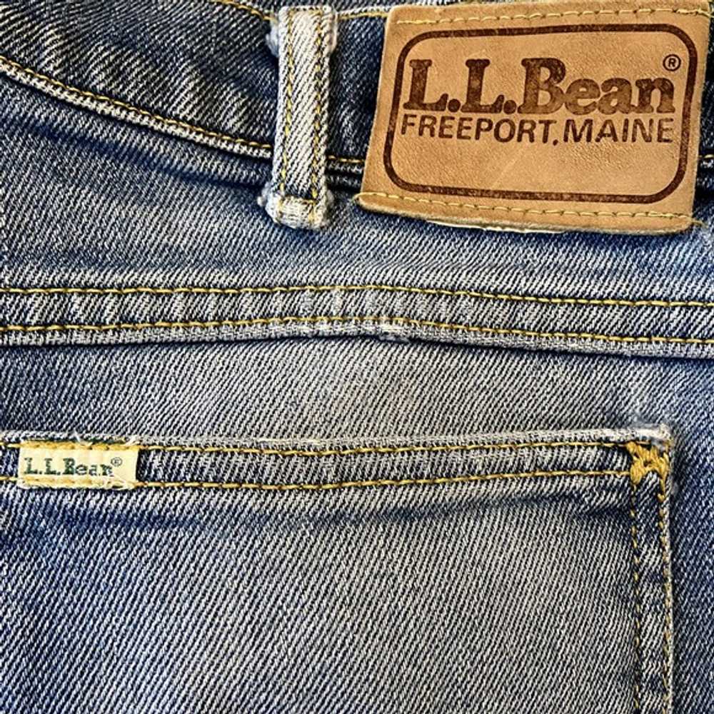 L.L. Bean - L.L Bean Straight Leg Jeans VTG Freep… - image 2