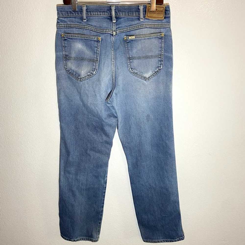 L.L. Bean - L.L Bean Straight Leg Jeans VTG Freep… - image 4