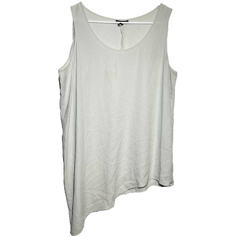 Eileen Fisher Tank Blouse 100% Silk Sleeveless As… - image 1