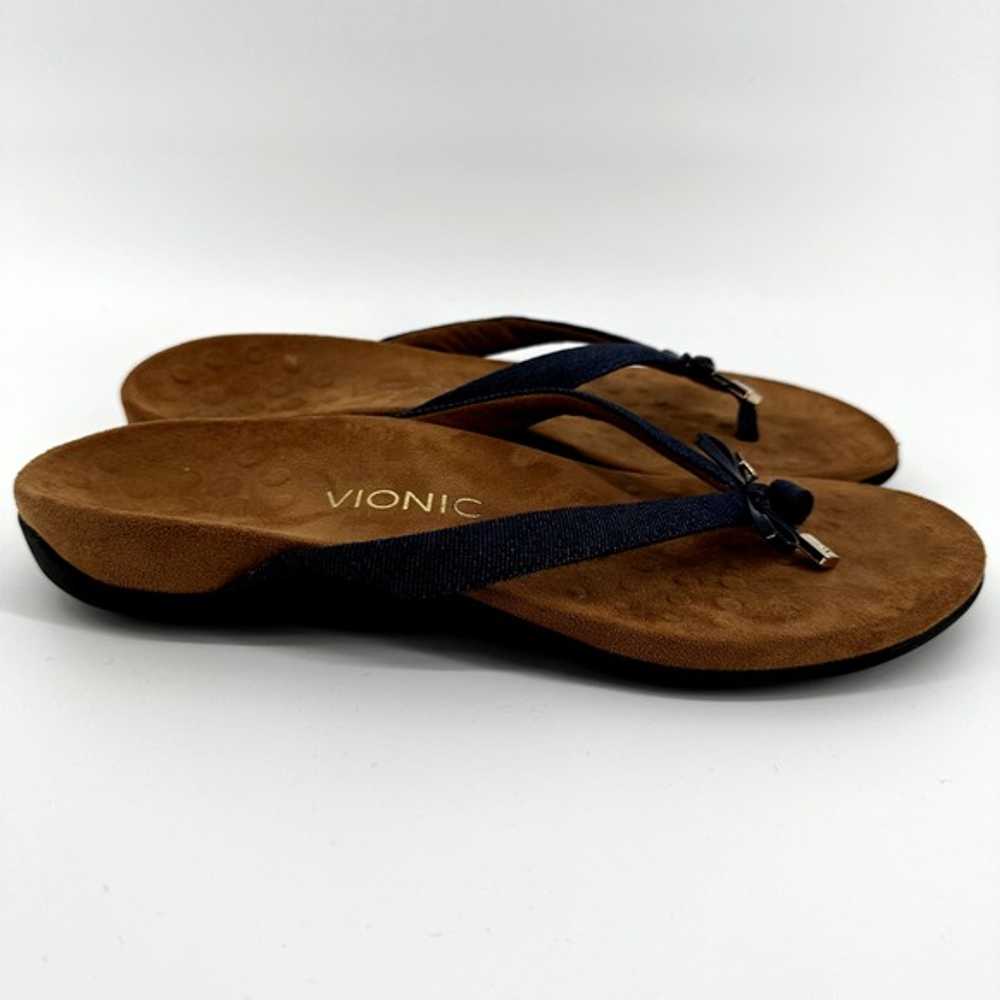 Vionic Bella Toe Post Sandals Flip Flop Bow Thong… - image 2