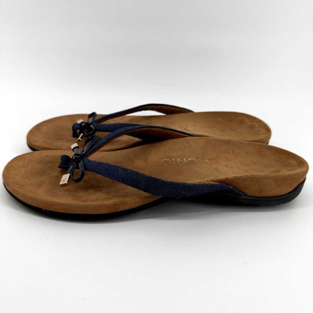 Vionic Bella Toe Post Sandals Flip Flop Bow Thong… - image 3