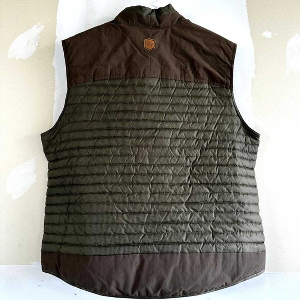 Eddie Bauer Down Vest Quilted Patchwork Full Zip … - image 7