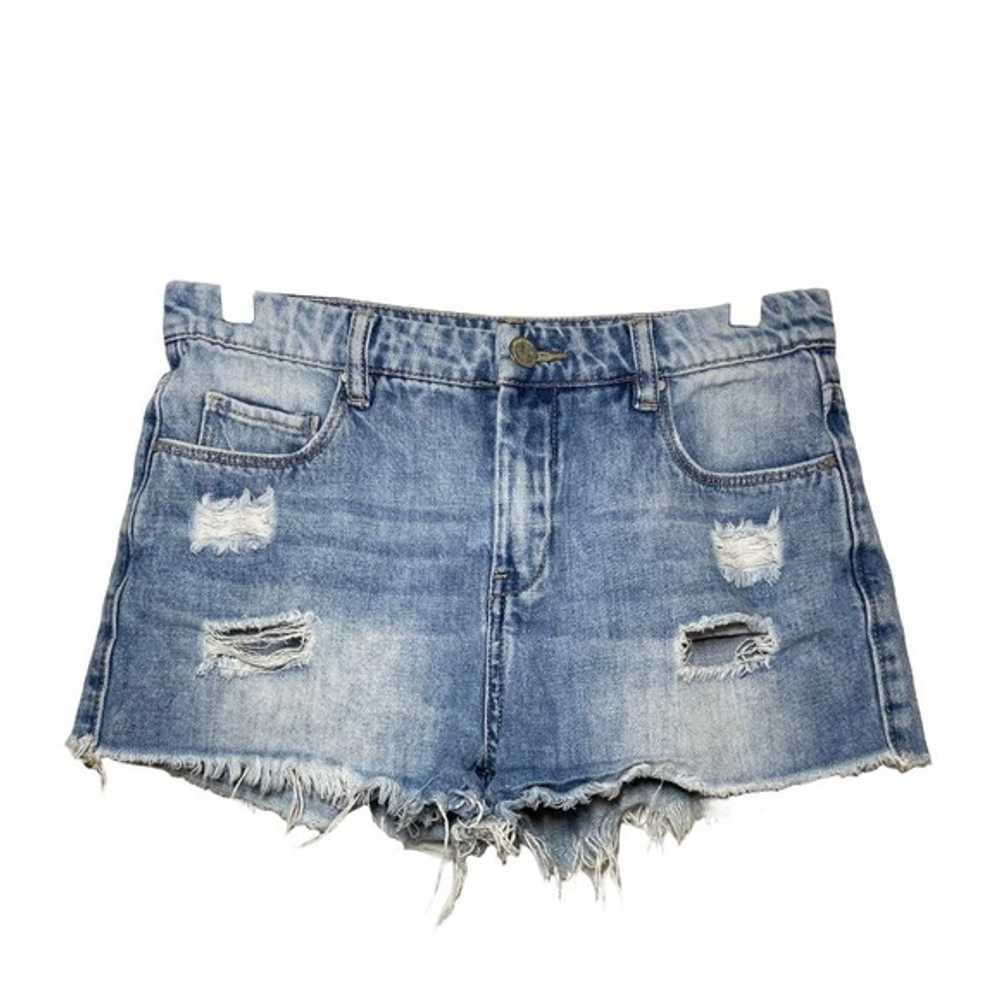 Blank NYC - BLANKNYC Wedge Short Cut-off Distress… - image 2