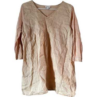 J. Jill - J.Jill Love Linen Mixed Medium Tunic Bl… - image 1