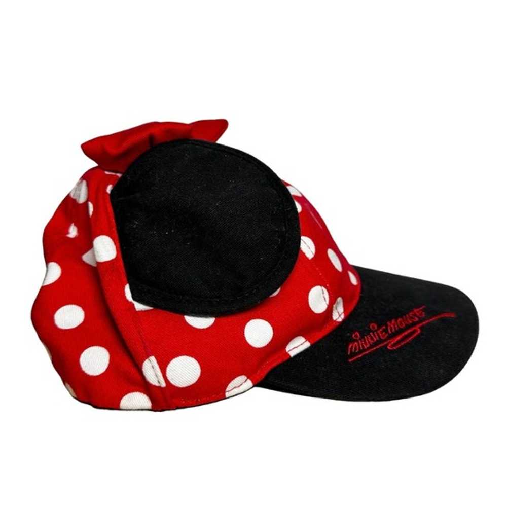 Disney Parks Baseball Cap Minnie Mouse Ears Cotto… - image 1