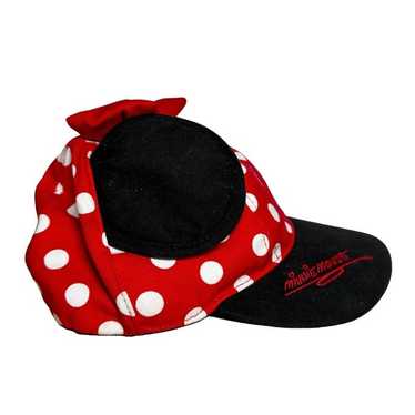 Disney Parks Baseball Cap Minnie Mouse Ears Cotto… - image 1