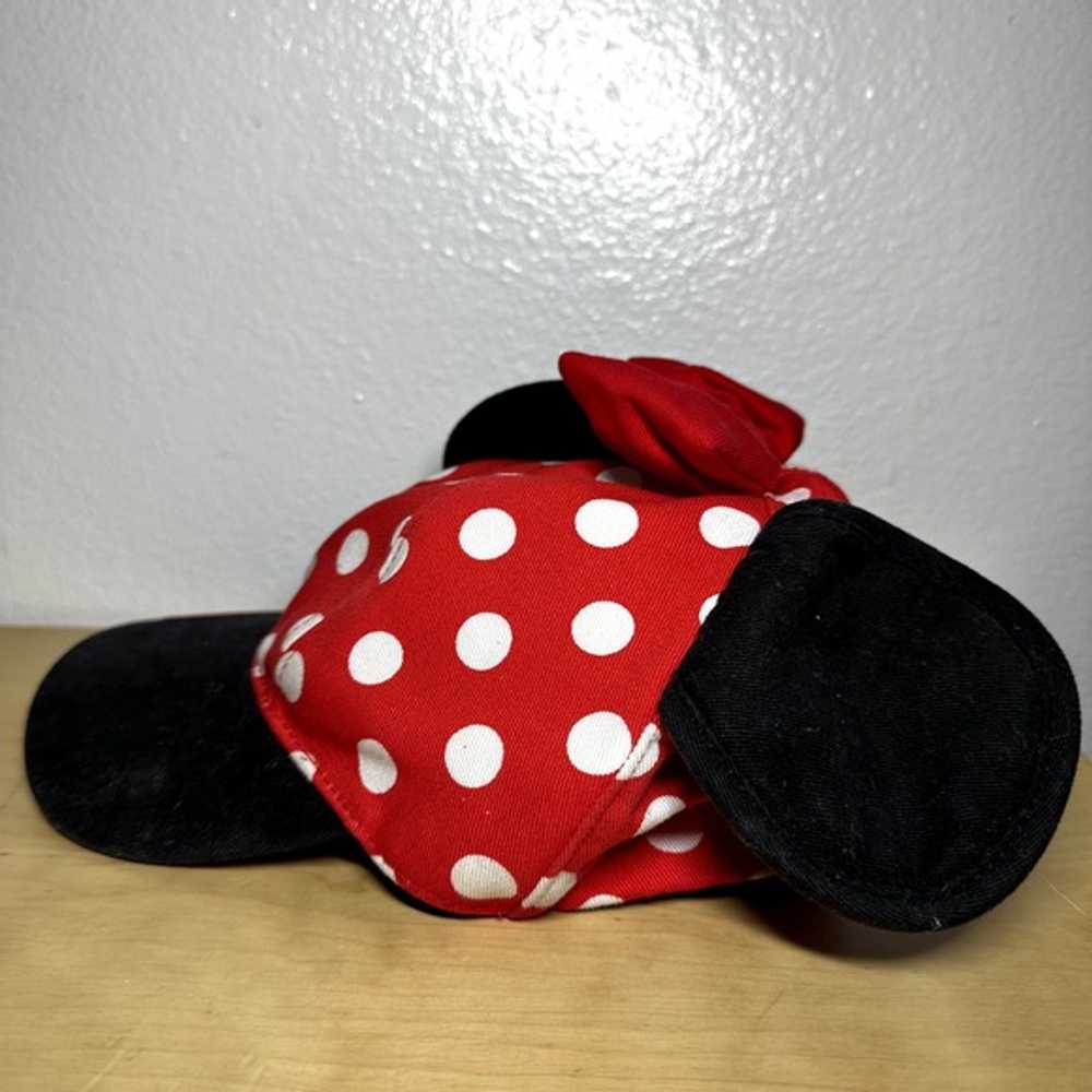 Disney Parks Baseball Cap Minnie Mouse Ears Cotto… - image 2