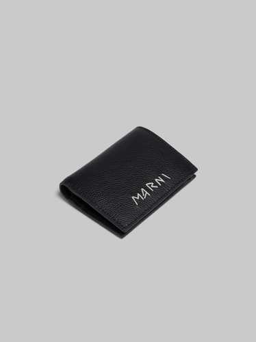 LEATHER BIFOLD WALLET WITH MARNI MENDING