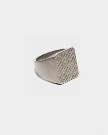 VETEMENTS LOGO MONOGRAM RING