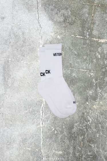 VETEMENTS White Logo Socks