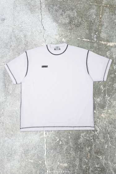 VETEMENTS INSIDE-OUT EMBROIDERED LOGO T-SHIRT