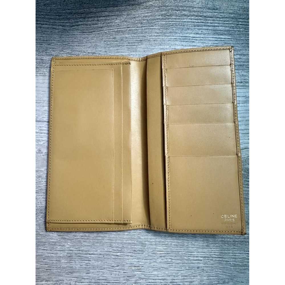 Celine Triomphe Vintage leather wallet - image 4