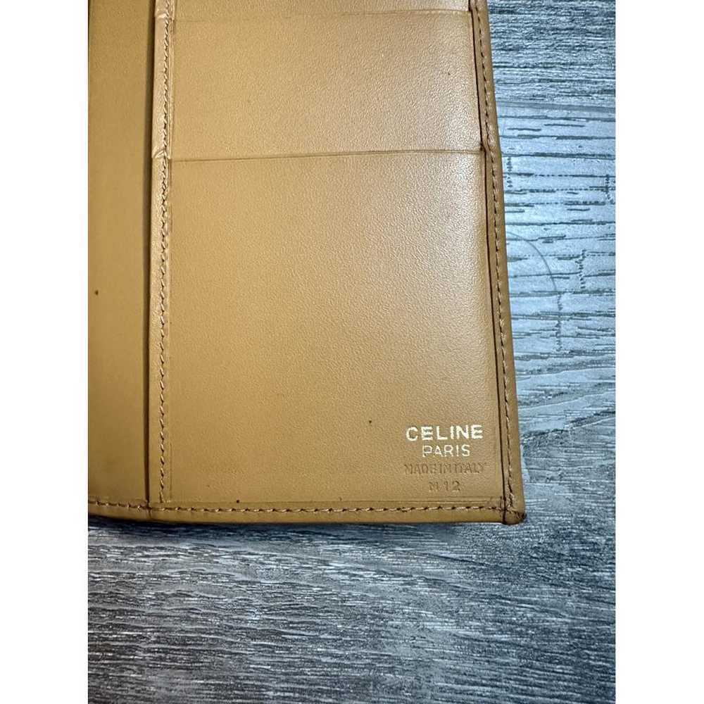 Celine Triomphe Vintage leather wallet - image 5