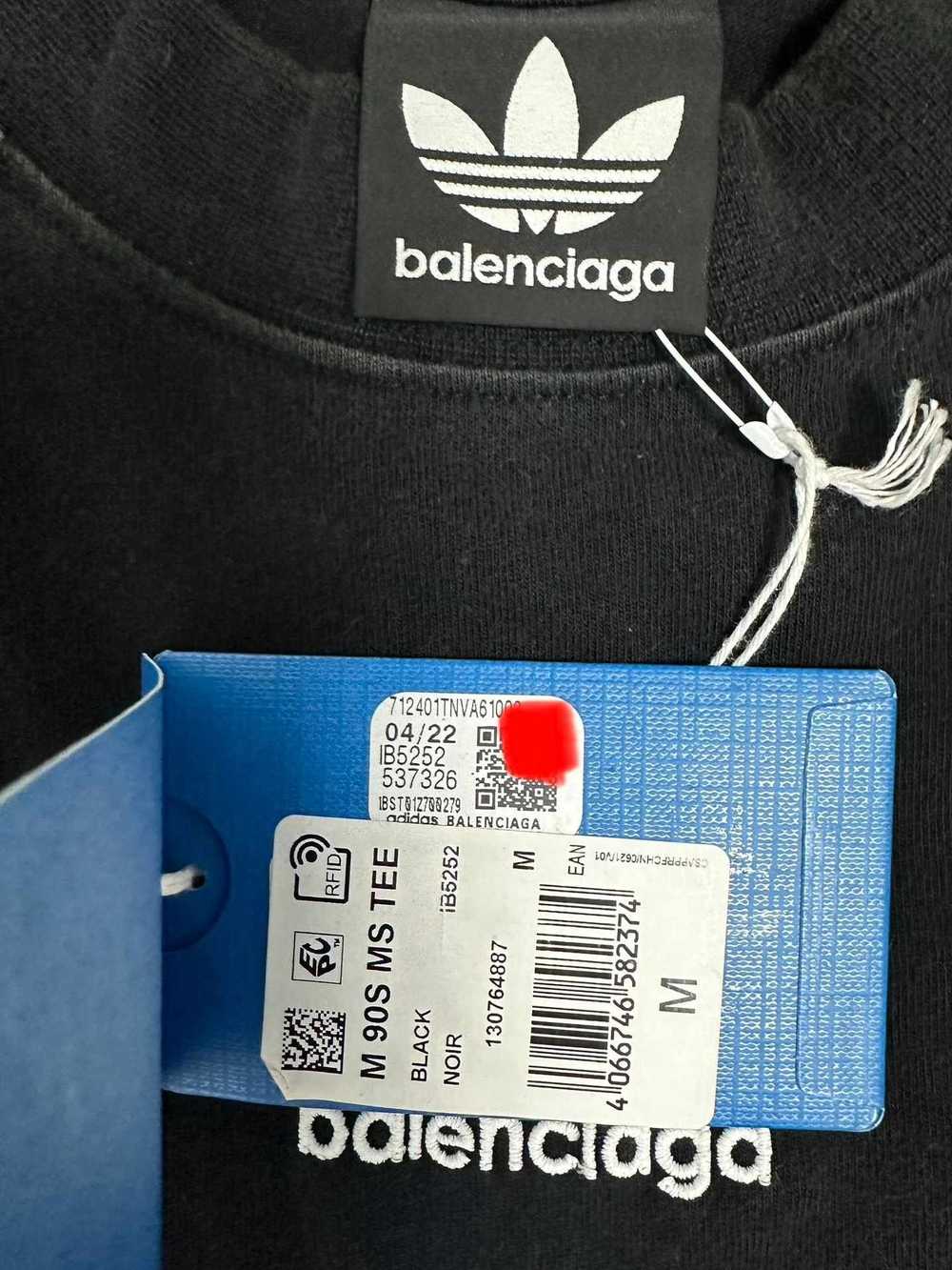 Balenciaga x Adidas SS23 T-Shirt Black/Red - image 3