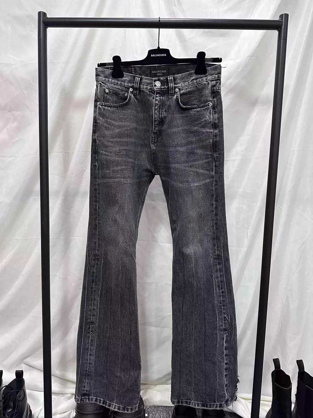 BALENCIAGA　Flared Lost tapes Black ズボン Balenciaga Balenciaga FW22 Lost Tape Flares Jeans | Grailed