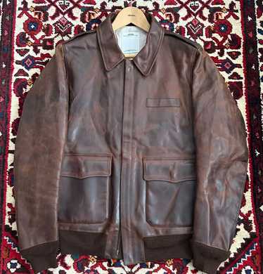 Visvim 12aw ELMENDORF ITALIA F.I.L Leather Jacket