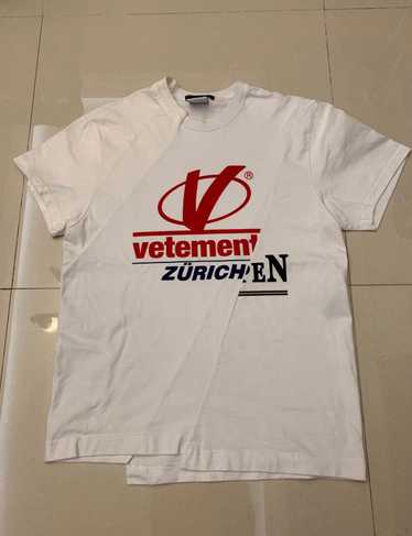 Vetements SS18 Zürich t-shirt tee split reconstru… - image 1