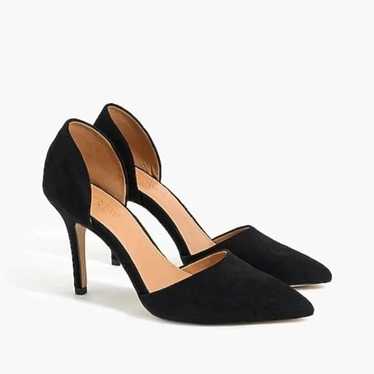 J. Crew Black Suede d'Orsay pumps 5 - image 1