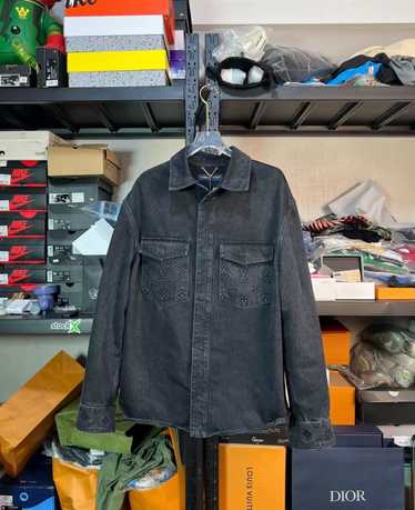 Louis Vuitton 24SS Black Denim Overshirt