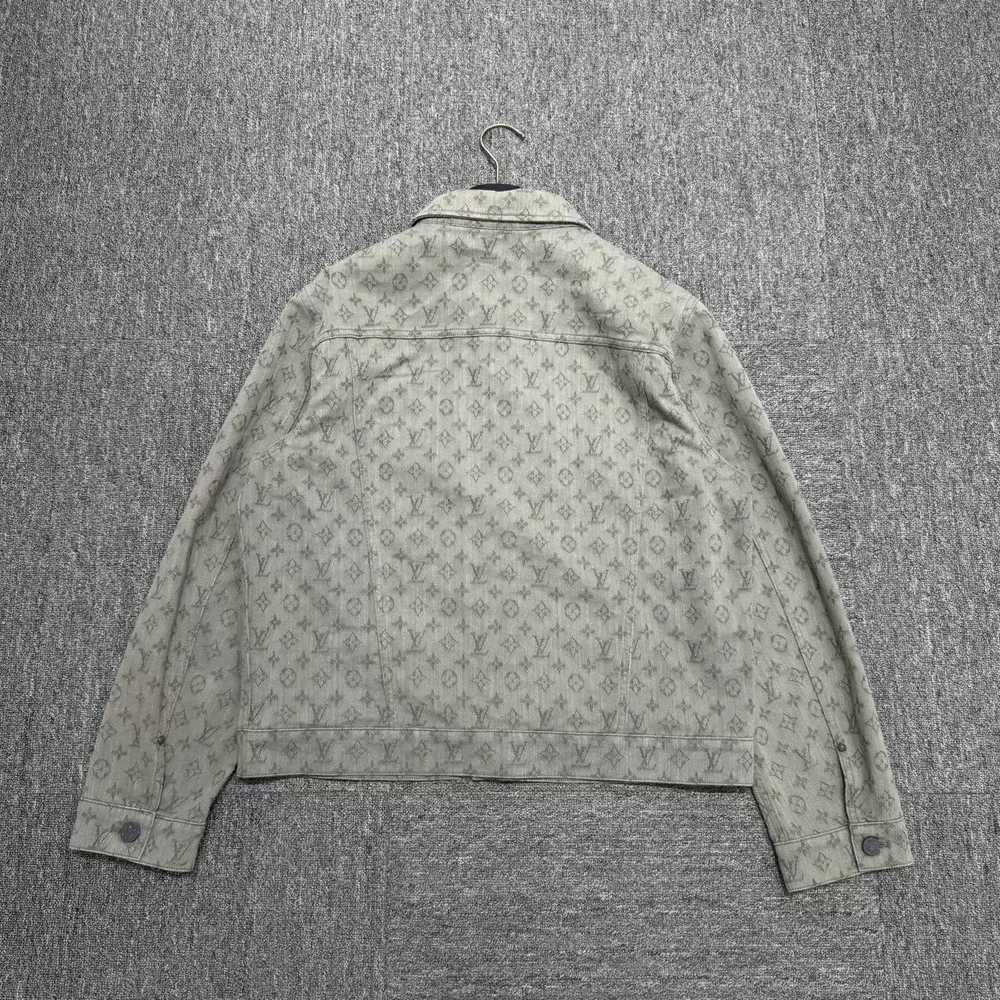 Louis Vuitton LV Monogram Grey Denim Jacket 50 - image 2