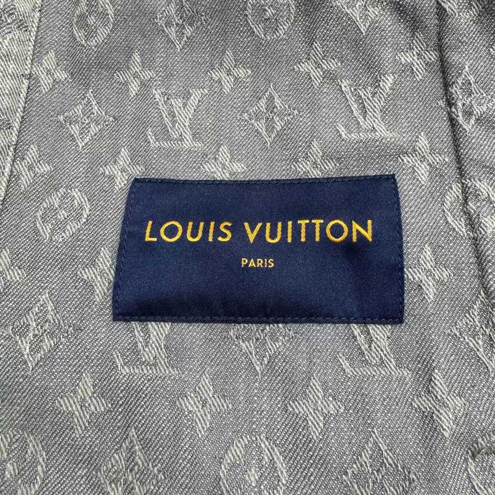 Louis Vuitton LV Monogram Grey Denim Jacket 50 - image 3