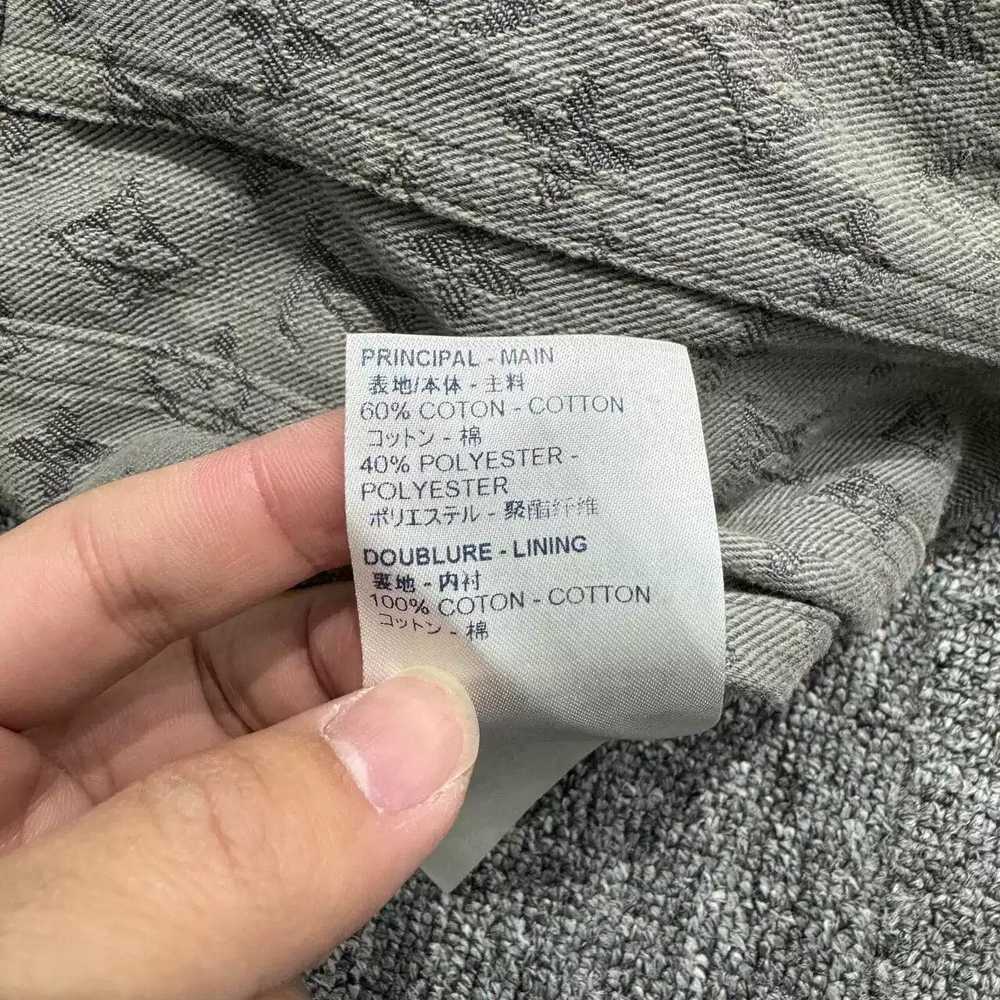 Louis Vuitton LV Monogram Grey Denim Jacket 50 - image 5