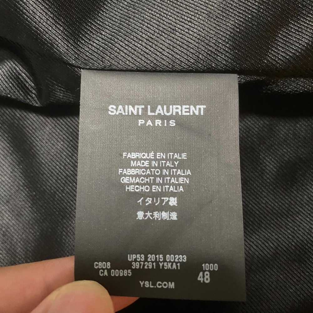 SAINT LAURENT SLP Black L01 Lambskin Leather Jack… - image 4