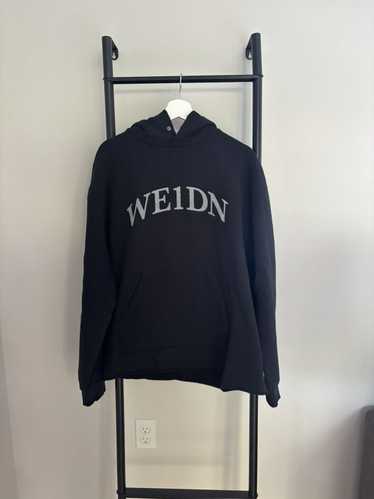 WE11DONE We11done Distressed Cropped Hoodie - image 1