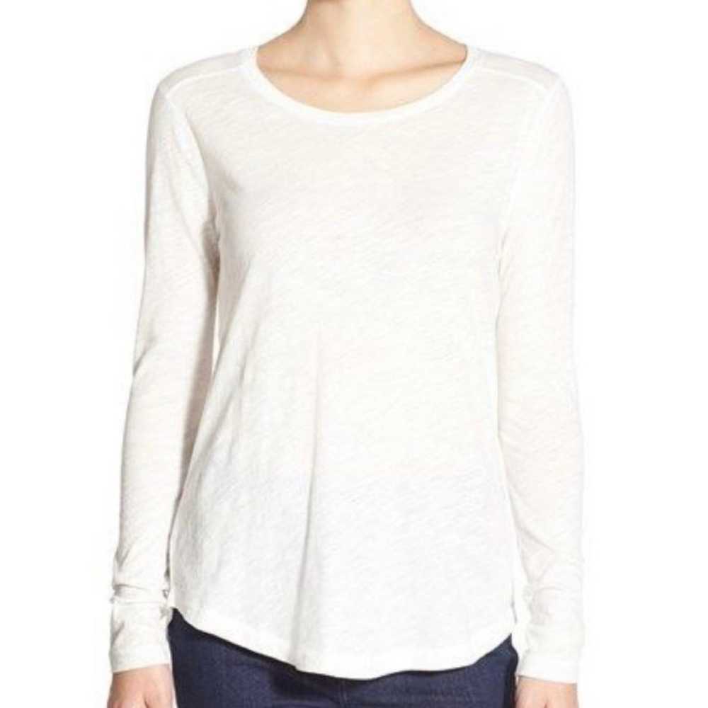 Madewell Whisper Cotton Crewneck Long Sleeve Tee … - image 1