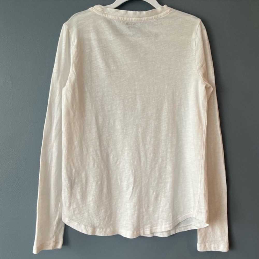 Madewell Whisper Cotton Crewneck Long Sleeve Tee … - image 3