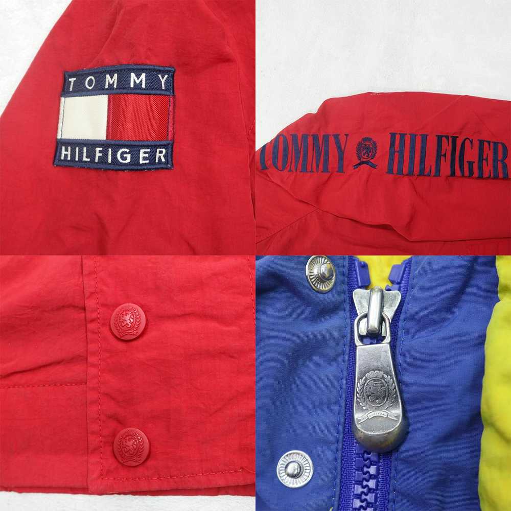 Vintage - TOMMY HILFIGER Big Logo Spellout Embroi… - image 3