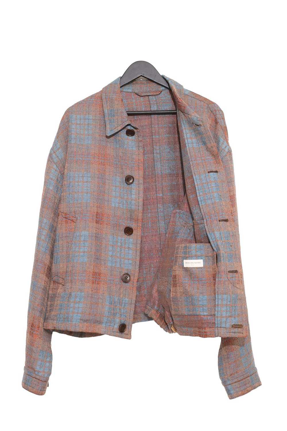 Dries Van Noten Plaid Button Up Size XL - image 3