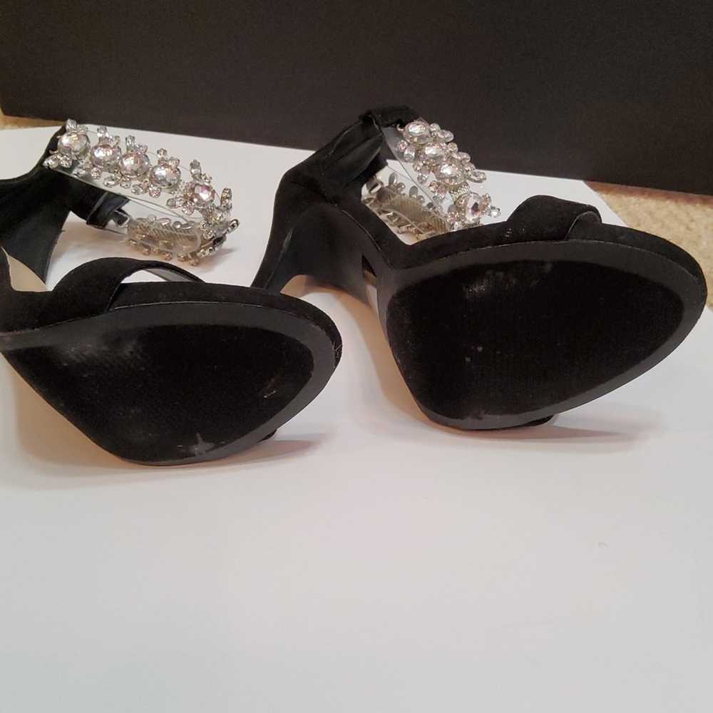 NWOT SHOEDAZZLE SYDNEY PROM SHOES SIZE 6 BLACK - image 3