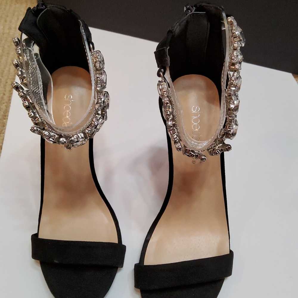 NWOT SHOEDAZZLE SYDNEY PROM SHOES SIZE 6 BLACK - image 6